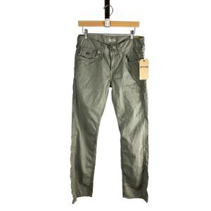 True Religion Ricky Relaxed Straight Twill Super T
Olive Size 30x34